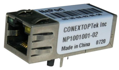 CONEXTOP为串口服务器开发、生产商提供高性能高可靠串口转以太网单芯片及模块