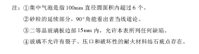平板玻璃的质量鉴别