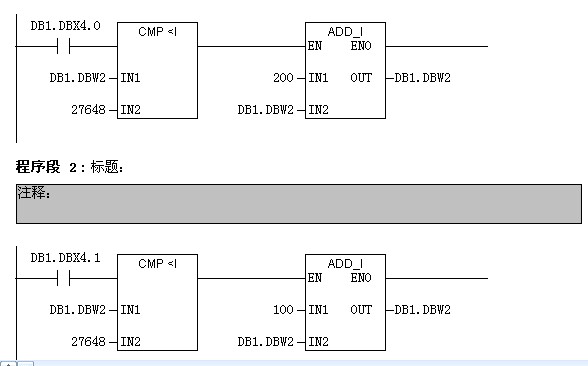 西门子模拟量程序问题请教